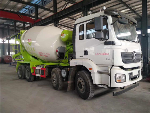 陜汽M3000前四后八10方攪拌車，輕量化底盤，整車不超重，價格便宜