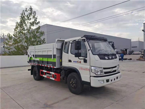 地下室專用，純工程車底盤,時(shí)風(fēng)壓縮式對(duì)接垃圾車推薦