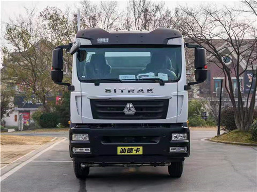 重汽汕德卡單橋多功能抑塵車現(xiàn)車，容積12立方，可選裝50-100米各型霧炮